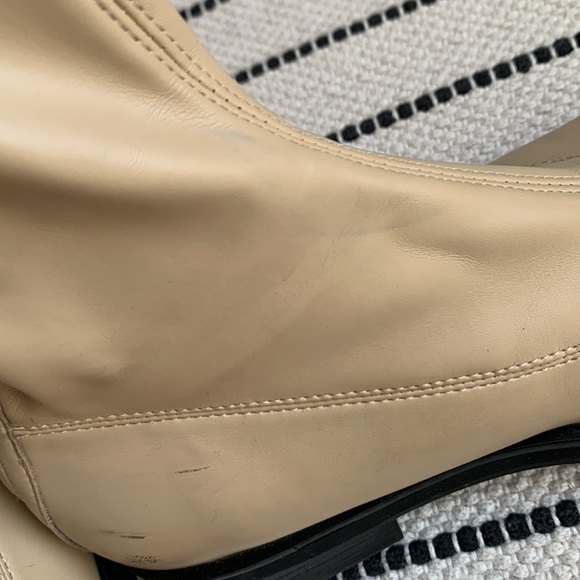 Charles & Keith Round Toe Zip-Up Ankle Boots Sand Size 6/EU36 - Picture 13 of 13